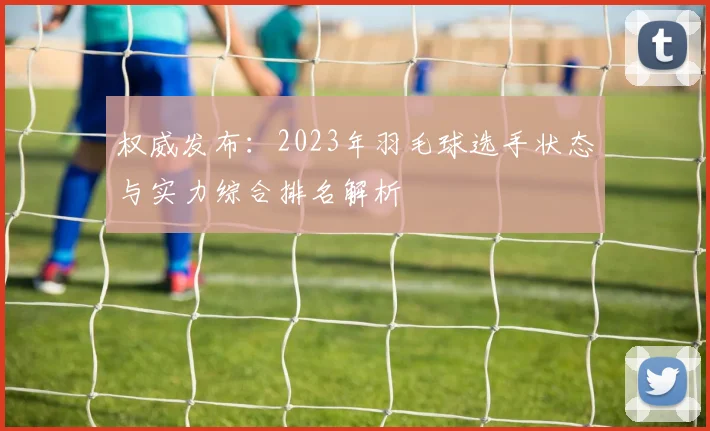 权威发布：2023年羽毛球选手状态与实力综合排名解析